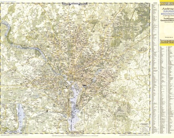 1948 Suburban Washington DC, Maryland & Virginia Map