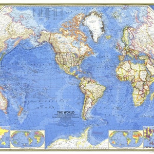 National Geographic World Maps