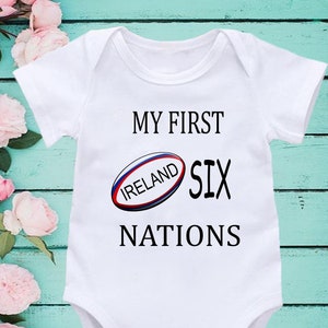 Ireland Rugby Baby Grows Etsy
