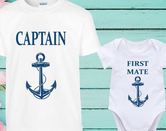 Captain or First Mate Shirts. Captain Shirt. First Mate Shirt. Daddy ...