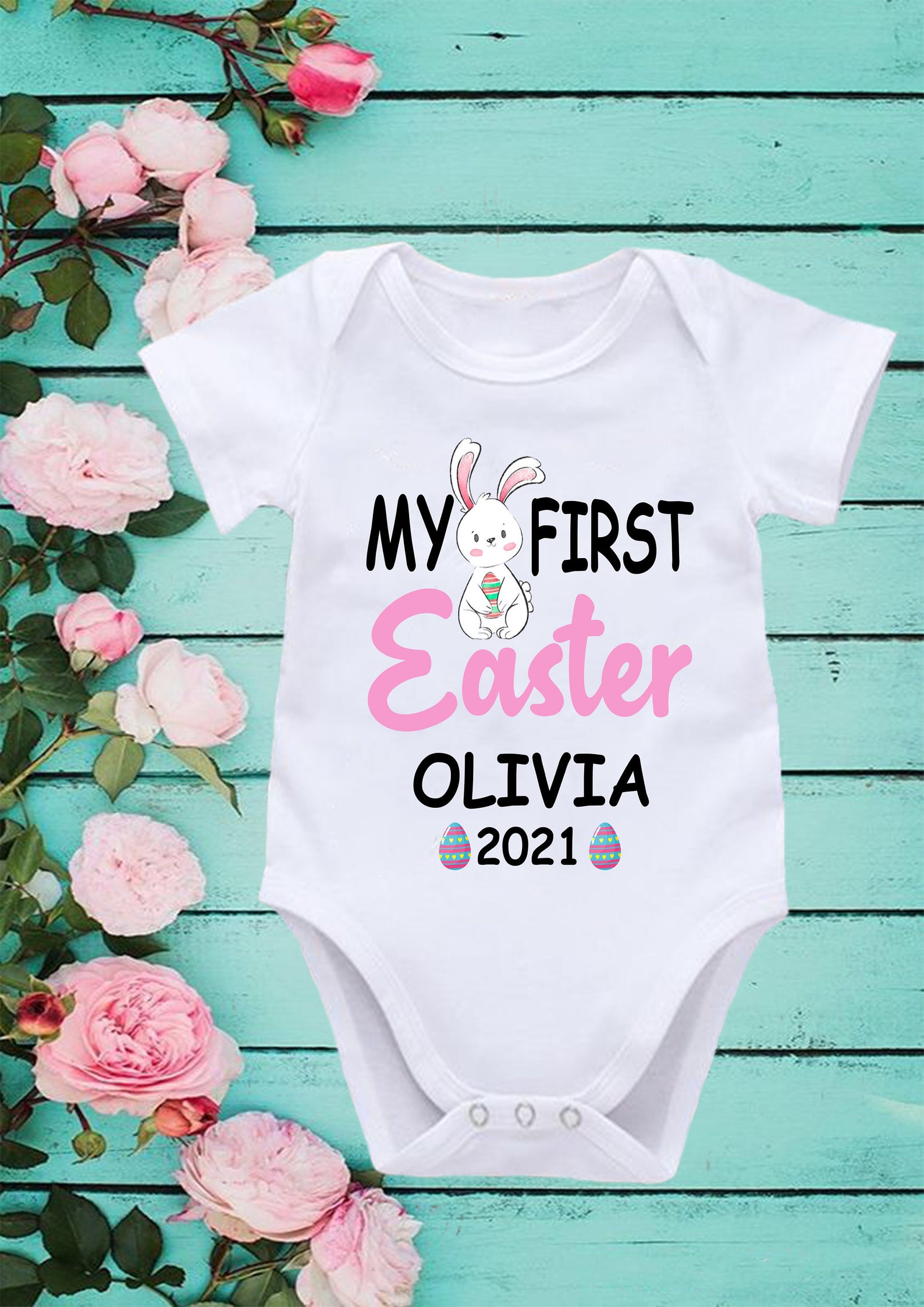 Buy My First Easter Onesie Cute Baby Onesie Cool Baby Onesie Online in