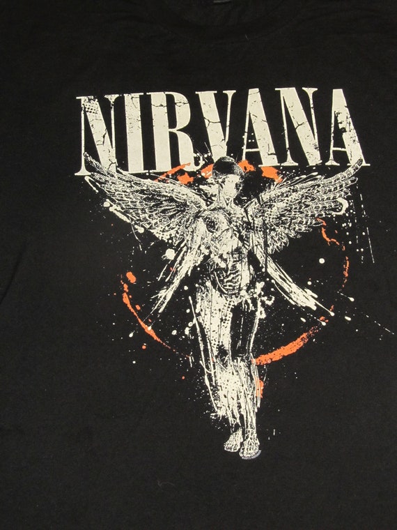 Nirvana Tee Shirt Xlarge Angel | Etsy 