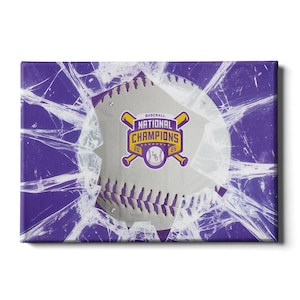 LSU Tigers | 2025 Baseball National Champions | LSU Tigers Baseball | College World Series | Canvas Art | Metal Wall Art | Acrylic Wall Art
