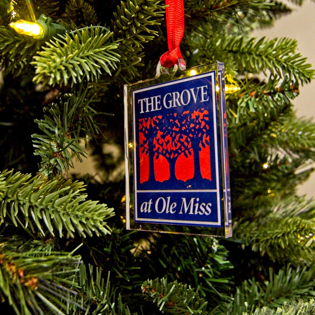 Ole Miss Rebels the Grove at Ole Miss Ole Miss Christmas Etsy