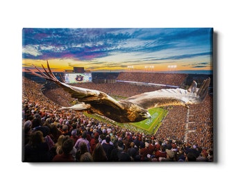 War Eagle Flight Canvas | Auburn Tigers Stadium Wall Art