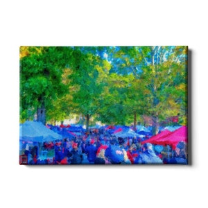 The Grove Fine Art Painting | Ole Miss Rebels |  | University of Mississippi | Oxford | The Grove | Holy Grail of Tailgating | Wall Art