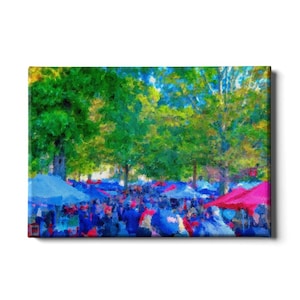 The Grove Fine Art Painting | Ole Miss Rebels |  | University of Mississippi | Oxford | The Grove | Holy Grail of Tailgating | Wall Art