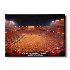 Tennessee Volunteers | Vols Beat Alabama | Tennessee Storms the Field | 2022 Edition | Canvas Wall Art | Metal Wall Art | Acrylic Wall Art