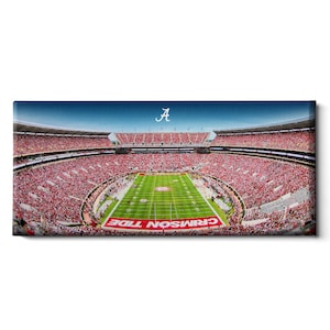Alabama Crimson Tide | Bryant Denny Stadium | Roll Tide | Alabama Wall Art | Crimson Tide | Wall Art | Canvas Wall Art