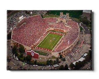 Indiana Hoosiers Football | Indiana Hoosiers Memorial Stadium | Canvas Wall Art | Metal Wall Art | Acrylic Wall Art