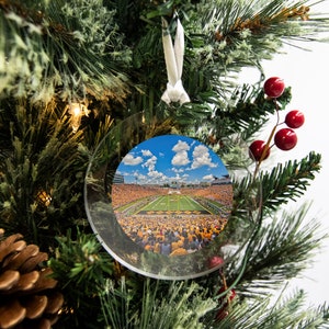 University of Missouri | Mizzou | Missouri Tigers Football | Faurot Field | Christmas Decoration | Luggage Tag | Christmas Ornament
