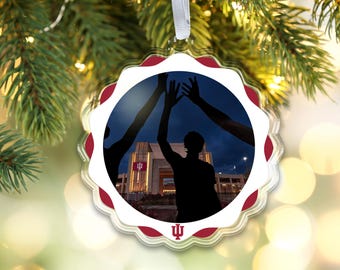Indiana Hoosiers Christmas Ornament | Spirit of Indiana |  IU Luggage Tag