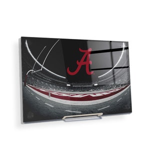 Alabama Crimson Tide | Bryant Denny End Zone Fisheye | Bryant Denny Stadium | Desktop Design | Tailgate | Acrylic Mini