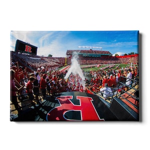 Rutgers University | Rutgers Scarlet Knights | SHI Stadium | Enter Rutgers | Canvas Wall Art | Metal Wall Art | Acrylic Wall Art