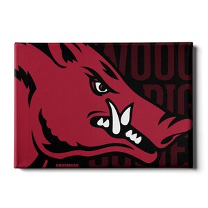 Arkansas Razorbacks | Arkansas Razorback 2 | University of Arkansas | Wooo Pig Souie | Canvas Print | Wall Art