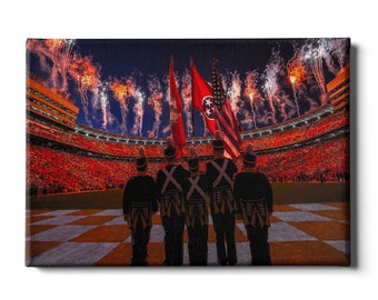 Lienzo del Estadio Neyland / Voluntarios de la Universidad de Tennessee, Luces Naranjas
