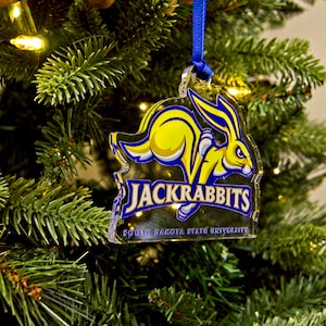 South Dakota State University | Jackrabbits | Christmas Decoration | Luggage Tag | Christmas Ornament