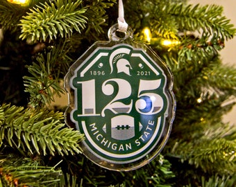 Michigan State University Christmas Ornaments Graduation 2022 Msu Christmas | Etsy