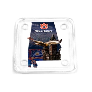 Auburn Tigers | War Eagle | Auburn Football | State of Alabama | Acrylic Drink Coaster | Bar Coaster | Drink Coaster