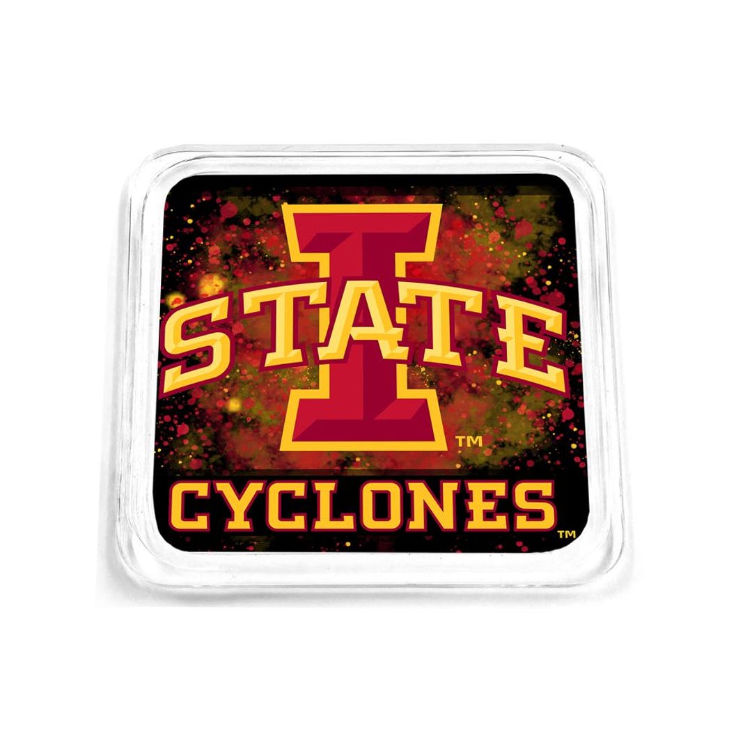 Iowa State Cyclones Drink Coaster | ISU Logo | ISU Gift - Etsy