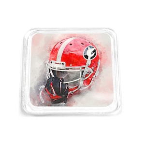 Georgia Bulldogs | UGA Pride | Georgia Football | Sanford Stadium | Acrylic Drink Coaster | Bar Coaster | Drink Coaster