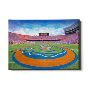 Florida Gators | Gators Mid Field | Ben Hill Griffin Stadium | UF | Gator Football | Gainesville Florida | Wall Art