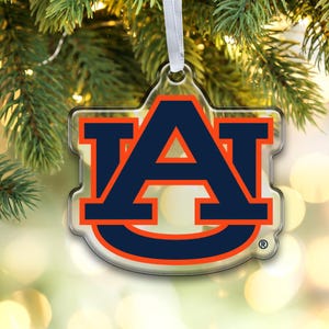 Auburn Ornament | Auburn Tigers Christmas Decoration | Luggage Tag