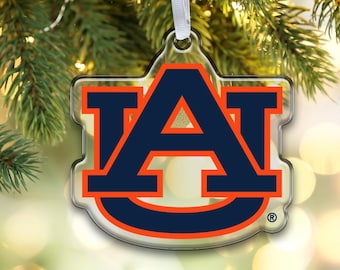 Auburn Ornament | Auburn Tigers Christmas Decoration | Luggage Tag
