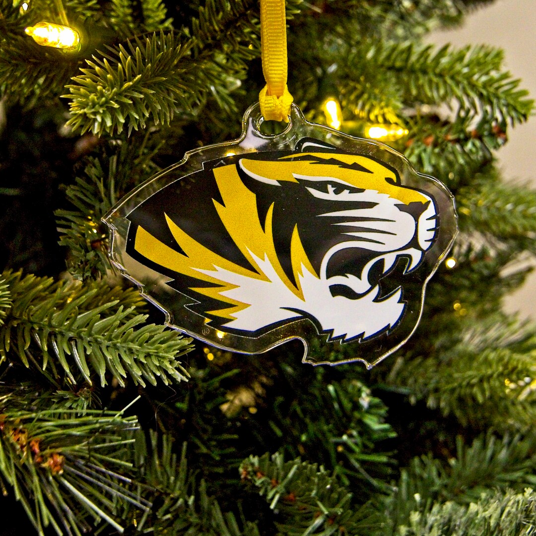 Missouri Tigers Mizzou Tigers Logo Tiger Mascot Christmas Ornament