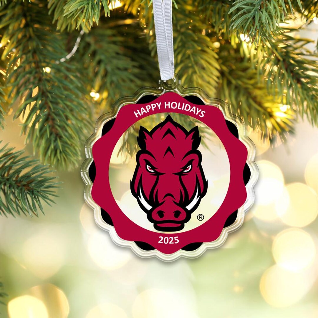 Arkansas Razorbacks 2025 Ornament | Razorbacks Gifts - Etsy