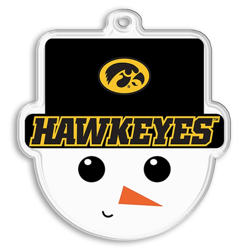 Iowa Hawkeyes Snowman Ornament - Thumbnail 2