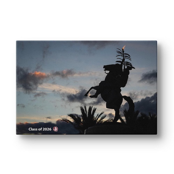 FSU Unconquered Statue Art | Class of 2026 Florida State Seminoles Gift