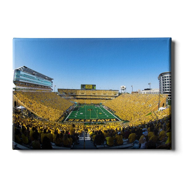 Iowa Hawkeyes | University of Iowa | Gold Game | Hawkeyes | Kinnick Stadium | Canvas Wall Art | Metal Wall Art | Acrylic Wall Art