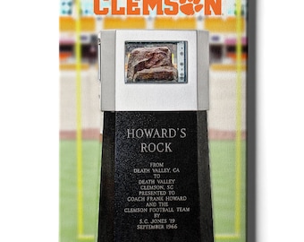 Clemson Howard's Rock Art | Death Valley Stadium Canvas, Metal, Acrylic
