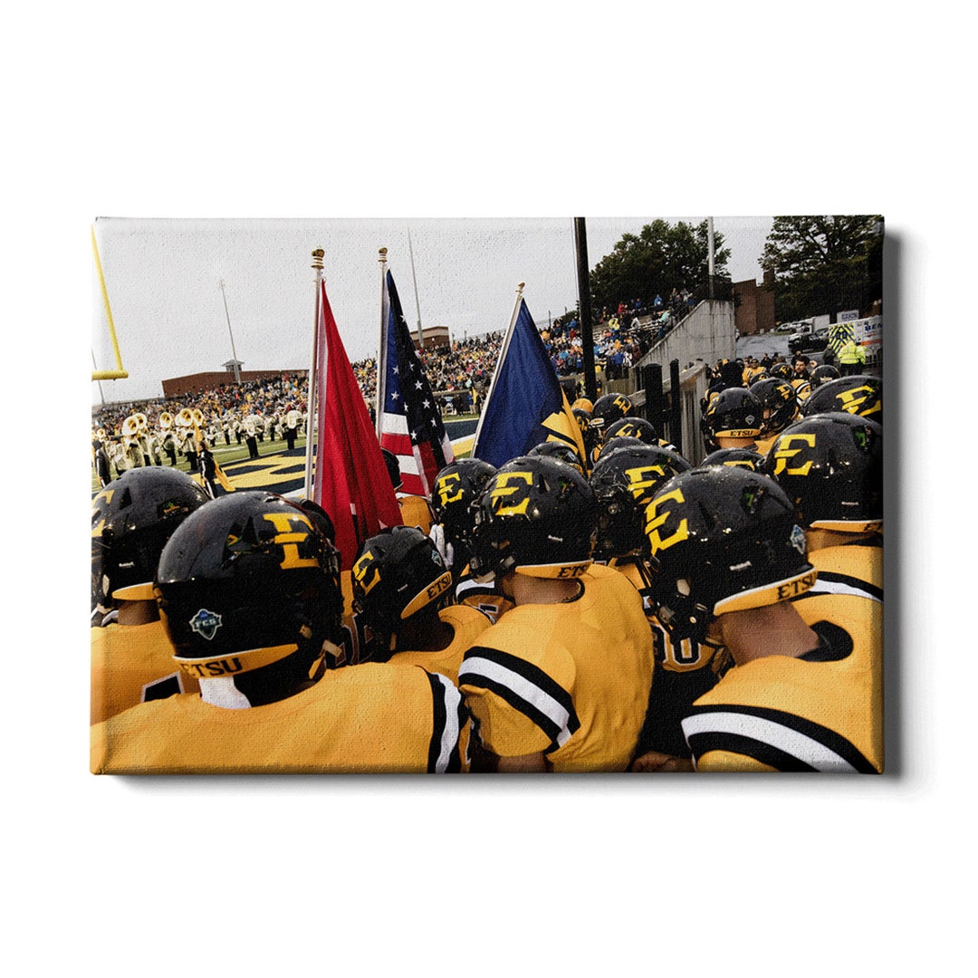 East Tennessee State University Gartenflagge ETSU Buccaneers – Beidseitig Bedruckt, 100% Polyester