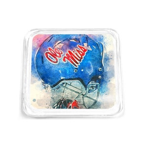 Ole Miss | Ole Miss Football | Ole Miss Pride Acrylic Drink Coaster | Rebels | Vaught-Hemingway Stadium | Bar Coaster | Drink Coaster