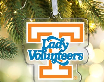 Tennessee Volunteers | Lady Vols Christmas Ornament | Bag Tag | Luggage Tag