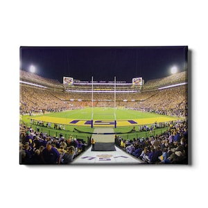LSU End Zone | LSU Tigers | Death Valley | End Zone | Tiger Stadium | Wall Art