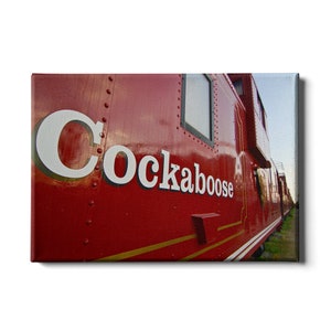 South Carolina Gamecocks | Cockaboose | Gamecocks Football | Williams Brice Stadium | Columbia South Carolina | Railroad Cars | Wall Art