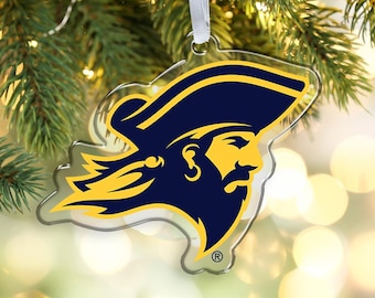 ETSU Bucs Christmas Ornament | East Tennessee State University | Bag Tag