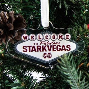 Mississippi State Bulldogs | MSU Bulldogs Christmas Ornament | Starkville | Starkvegas | Mississippi State Fan Gift | Christmas Ornament