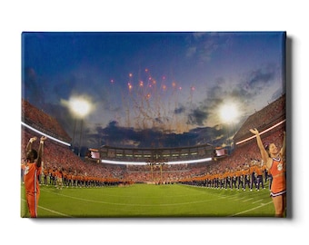 Clemson Memorial Stadium Wall Art | Tigers Football, Death Valley