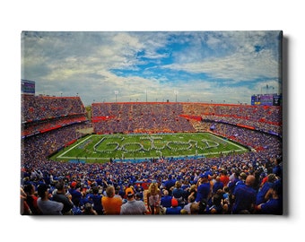 Florida Gators Halftime Canvas Wall Art | Ben Hill Griffin Stadium