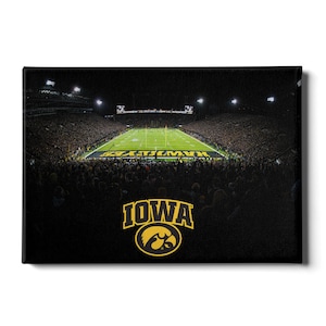 Iowa Hawkeyes | University of Iowa | Iowa Black Out | Hawkeyes | Kinnick Stadium | Canvas Wall Art | Metal Wall Art | Acrylic Wall Art