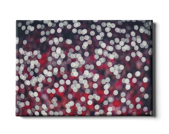 Georgia Bulldogs Sanford Stadium Lights Canvas Wall Art