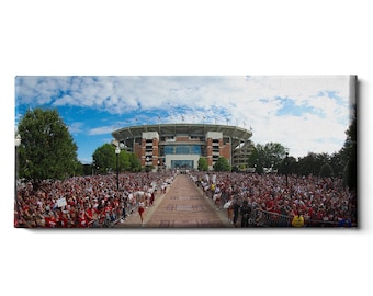 Alabama Crimson Tide Wall Art | Bryant-Denny Stadium Canvas or Metal