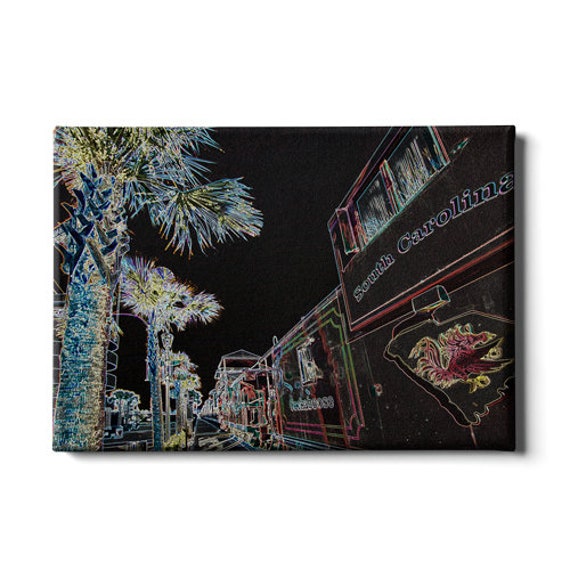 South Carolina Gamecocks Neon Cockaboose Gamecocks Etsy