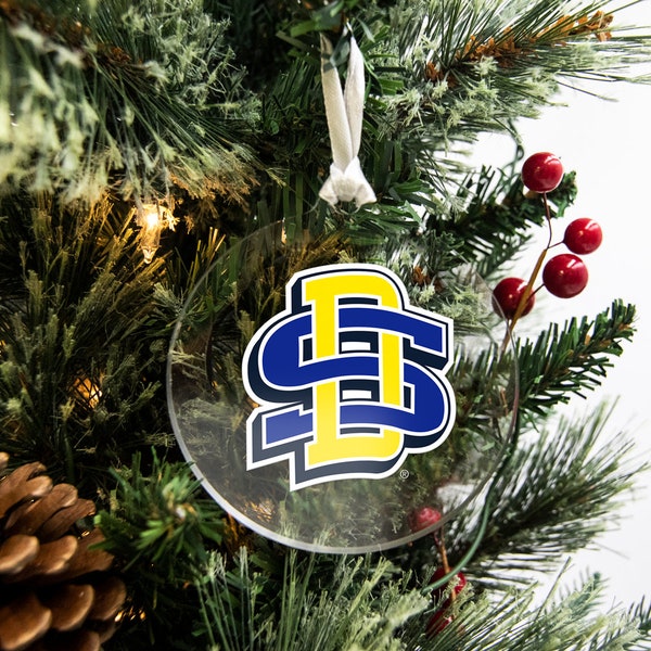 South Dakota State University | Jackrabbits | South Dakota Logo | Bag Tag | Luggage Tag | Christmas Ornament