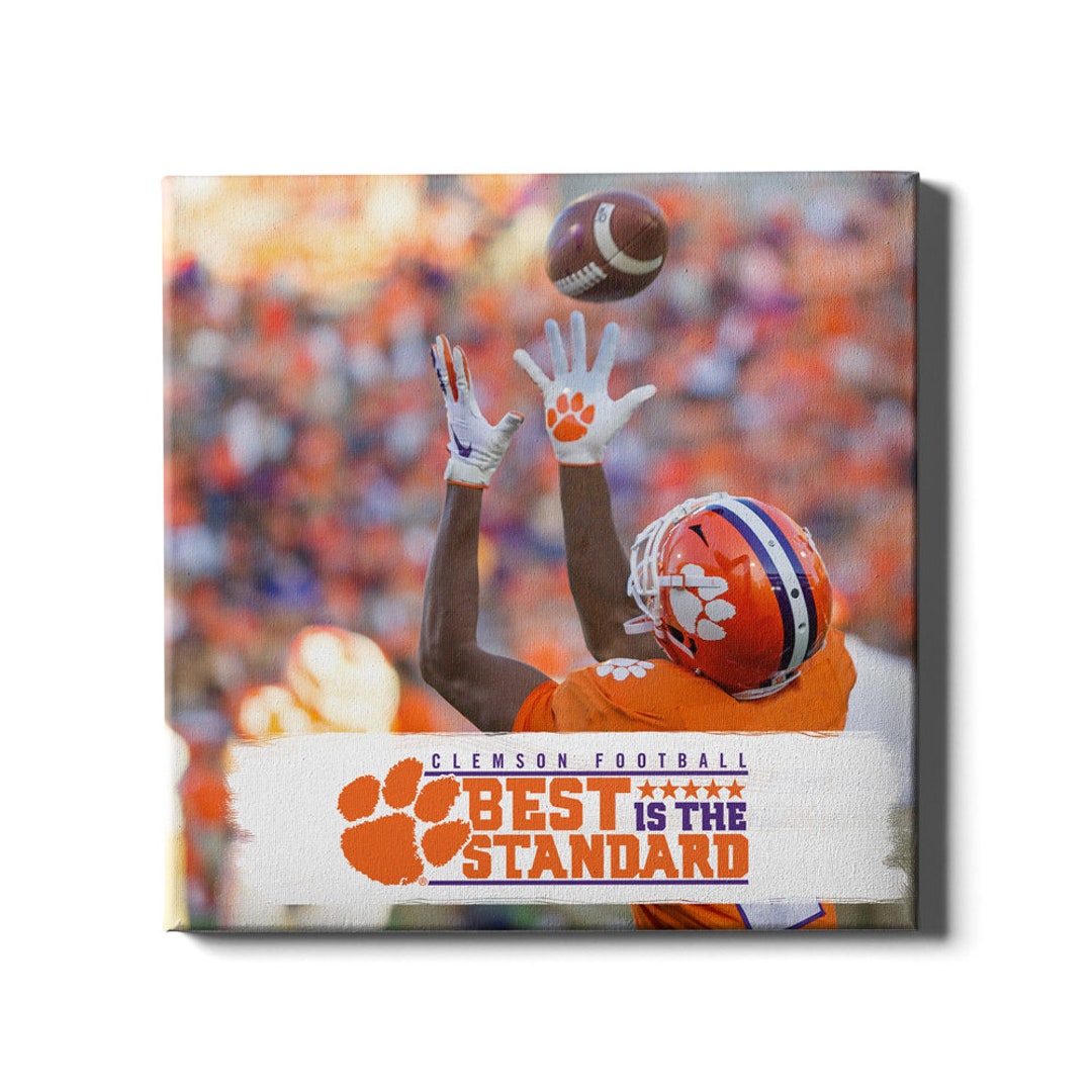 Clemson Football Canvas Wall Art | Death Valley Decor - Etsy