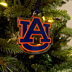 Auburn Ornament | Auburn Tigers | Auburn Logo | Bag Tag | Luggage Tag | Christmas Ornament